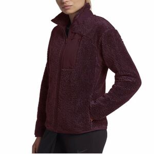 Nike Fuzzy fleece Purple Zip Up